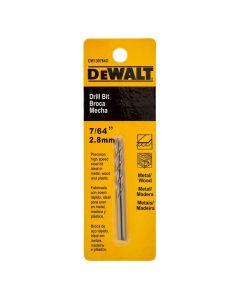 BROCA METAL HSS 7/64 (2XEMP) DEWALT DW130764C