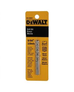 BROCA METAL HSS 9/64 DEWALT DW130964C