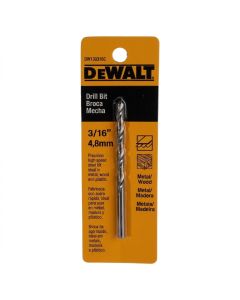 BROCA METAL HSS 3/16 1 BLISTER DEWALT DW130316C