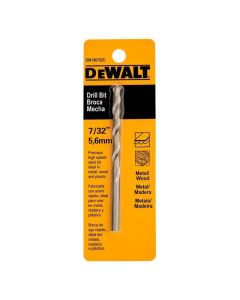 BROCA METAL HSS 7/32 EMPACADA DEWALT DW130732C