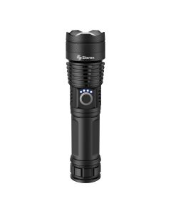 LINTERNA LED ULTRABRILLANTE MEDIANA C/CARGA USB Y 6 MODALIDADES #PM10-TG