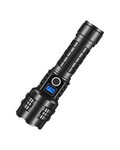 LINTERNA LED ULTRABRILLANTE GRANDE C/LASER BLANCO Y 6 MODALIDADES C/CARGA USB  #LF-S33