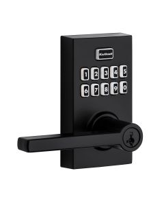 CERROJO ELECTRICO KWIKSET 917 CONMANIJA DE PASO 99170-004 NEGRO MATE ·2206055
