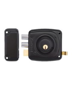 LLAVIN DOBLE PASO KWIKSET 91910-213 NEGRO IZQ