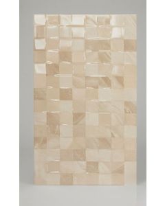 AZULEJO QUINA KUBIC BEIGE BRILLO 33 X 55 (CAJA 1.63 MTS)