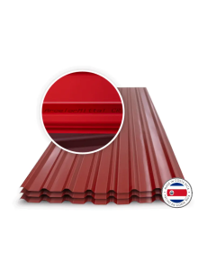 ZINC RECTANGULAR ROJO #26 X 1.06 X 1.83 MTS (0.42) ARCELOR