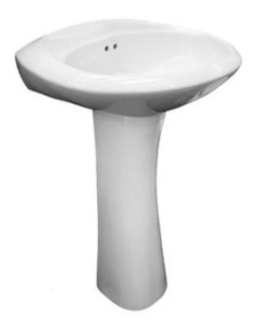 LAVATORIO INCESA OLYMPUS O2 4 CONPEDESTAL BLANCO #3007186