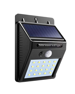 LAMPARA SOLAR DE PARED NEGRA SENCILLA 15W HOTBLUE COMETA 15A IP65 #961