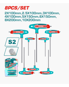 JUEGO LLAVES ALLEN TOTAL TIPO T 8PZ THHW80816 TOTAL