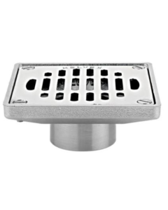 REJILLA CONEXION 2" CUADRADO CROMO 342C HELVEX