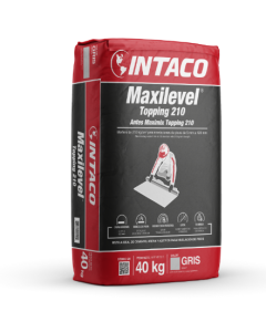 MAXILEVEL TOPPING 210 NIVELACION DE PISOS 40KG INTACO PT0294