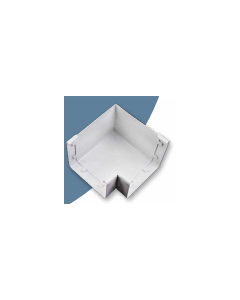 ESQUINERO PVC CANOA LISA EXTERNO AMANCO #910374