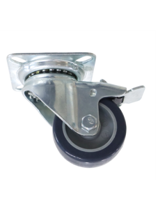 RUEDA BASE GIRATORIA 5" CONFRENO