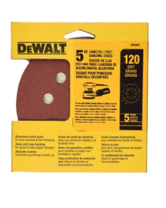 LIJA DISCO DEWALT 5" LIJADORA ORBITAL # 120 DW4303