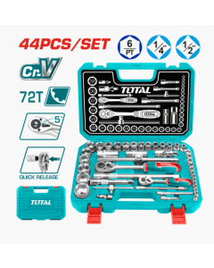 JUEGO CUBOS TOTAL 1/4-1/2 44PC THT421441