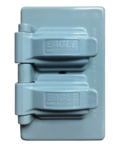 PLACA EAGLE TOMA DOBLE INTERPERIE #1962