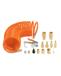 JUEGO DE MANGUERA COMPRESOR CONACCESORIOS TRUPER #19094