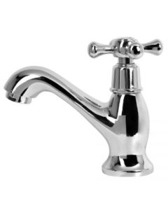 LLAVE LAVATORIO. KENNETH #109451 CROMO JUMBO CRUZ #945-A