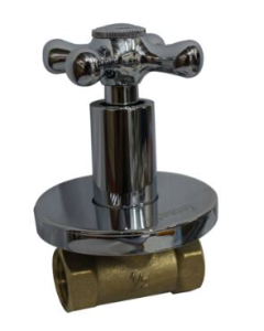 LLAVE BANO EMPOTRAR KENNETH #100301 CRUZ CROMO