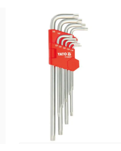 JUEGO LLAVES TORX LARGA TOLSEN 9 PZ 20056