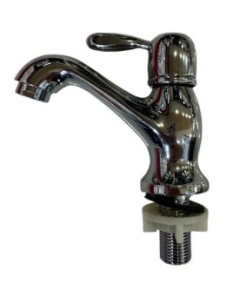 LLAVE LAVATORIO. KENNETH #109383 CROMO JUMBO PALITO 938-B10A