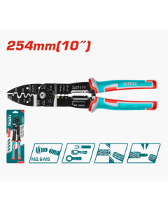 ALICATE PRENSA TERMINALES TOTAL 10" THT15101