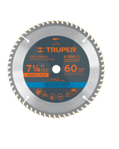 DISCO PARASIERRA TRUPER CORTE MADERA  7-1/4 60T ST-760 #18324