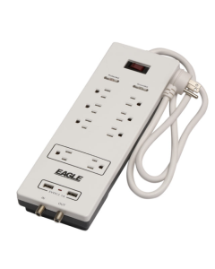 REGLETA PROTECTOR DE PICOS EAGLE C/ USB  #1138