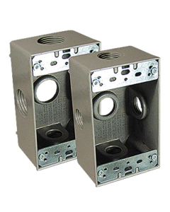 CAJA RECTANGULAR PESADA 5 HUECOS FSB50-5 (1/2) INTERPERIE EAGLE