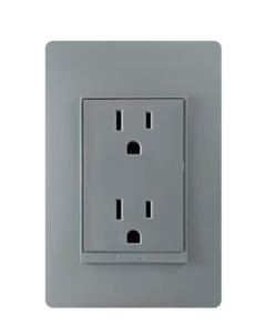 TOMA BTICINO DUPLEX LUZICA GRAFITO 15A 2P+T TR #PU1228TRGR