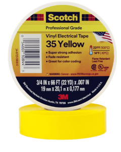 TAPE 3M SUPER 35  COLOR AMARILLO