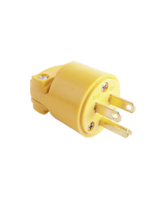 ENCHUFE EAGLE POLARIZADO VINIL AMARILLO NTP 15A #4867