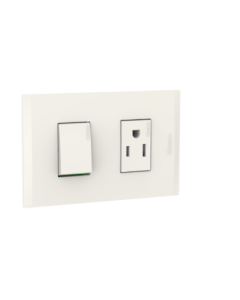 APAGADOR BTICINO DOBLE NOBILE BLANCO THREE WAY 15A #AF2201EB