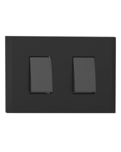 APAGADOR BTICINO DOBLE NOBILE NEGRO 15A AF2200EANG