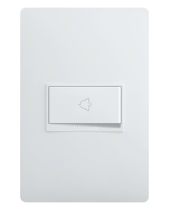 PULSADOR TIMBRE BTICINO LUZICA BLANCO 10A PU1102