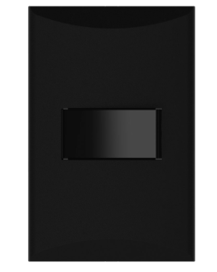 APAGADOR EAGLE SENCILLO PLATA NEGRO THREE WAY 1001-BK