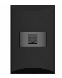 TOMA EAGLE DATOS RJ45 PLATA NEGRO 1015-BK