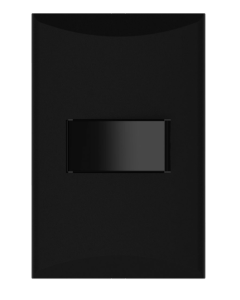 PULSADOR TIMBRE EAGLE PLATA NEGRO 1002-BK