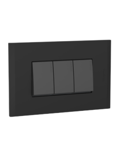 APAGADOR BTICINO TRIPLE NOBILE NEGRO THREE WAY 15V AF2301EANG