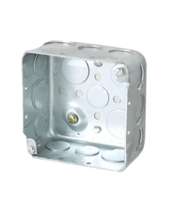 CAJA CUAD EMT UL DOBLE FONDO 1"