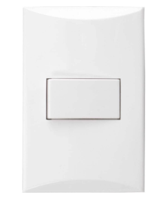 APAGADOR EAGLE SENCILLO PLATA BLANCO THREE WAY 1001-W