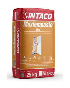 MAXIEMPASTE LISO BLANCO 25 KG INTACO PT0247