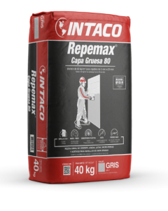 REPEMAX GRUESO 80 GRIS INTACO 40KG PT1037
