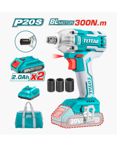 PISTOLA IMPACTO TOTAL BAT.  1/2 20V ESTUCHE 2BAT. UTIWLI2001