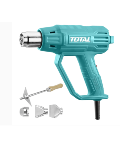 PISTOLA CALOR TOTAL 1600W TEMP 480ª 120V 3 BOQUILLAS UTB20036