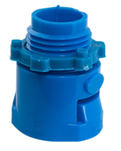 CONECTOR CONDUFLEX 3/4 PVC AZUL CONROSCA #909983