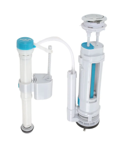 ACCESORIOS INODORO 1 PZ DOBLE BOTON AQUA NOVA 09-32-040 GRIF