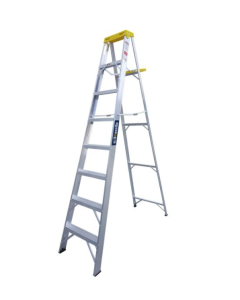 ESCALERA TIJERA ALUMINIO CLIMB COMERCIAL 8 PELD (102KG) #107541337 (2.40 MTS)