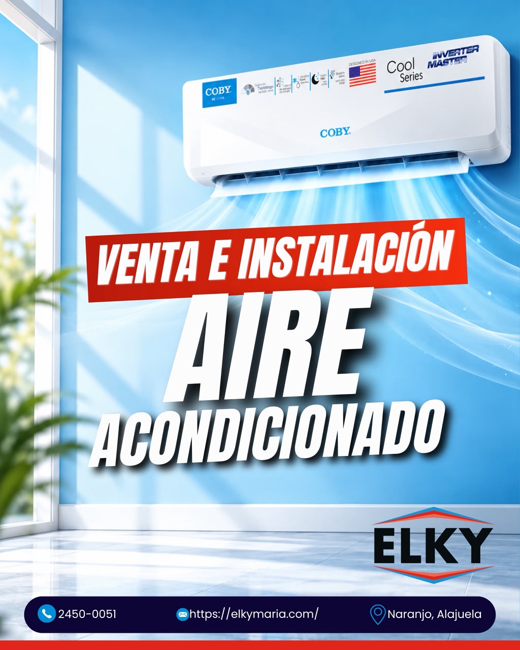 Venta e instalación de aire acondicionado